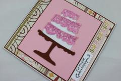 Geburtstagskarte Torte b