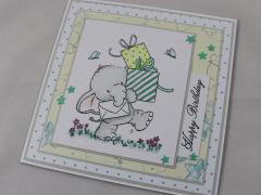 Geburtstagskarte Elefant b