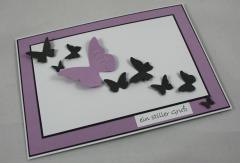 Trauer Karte Schmetterling 3