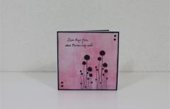 Artikelbild Trauerkarte *Blumen rosa*